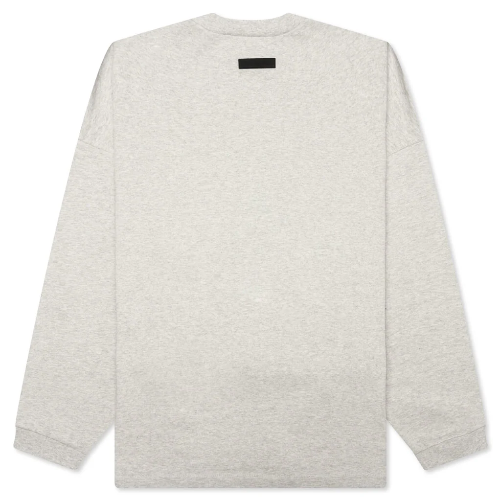 L/S T-Shirt - Light Heather Grey - Image 2