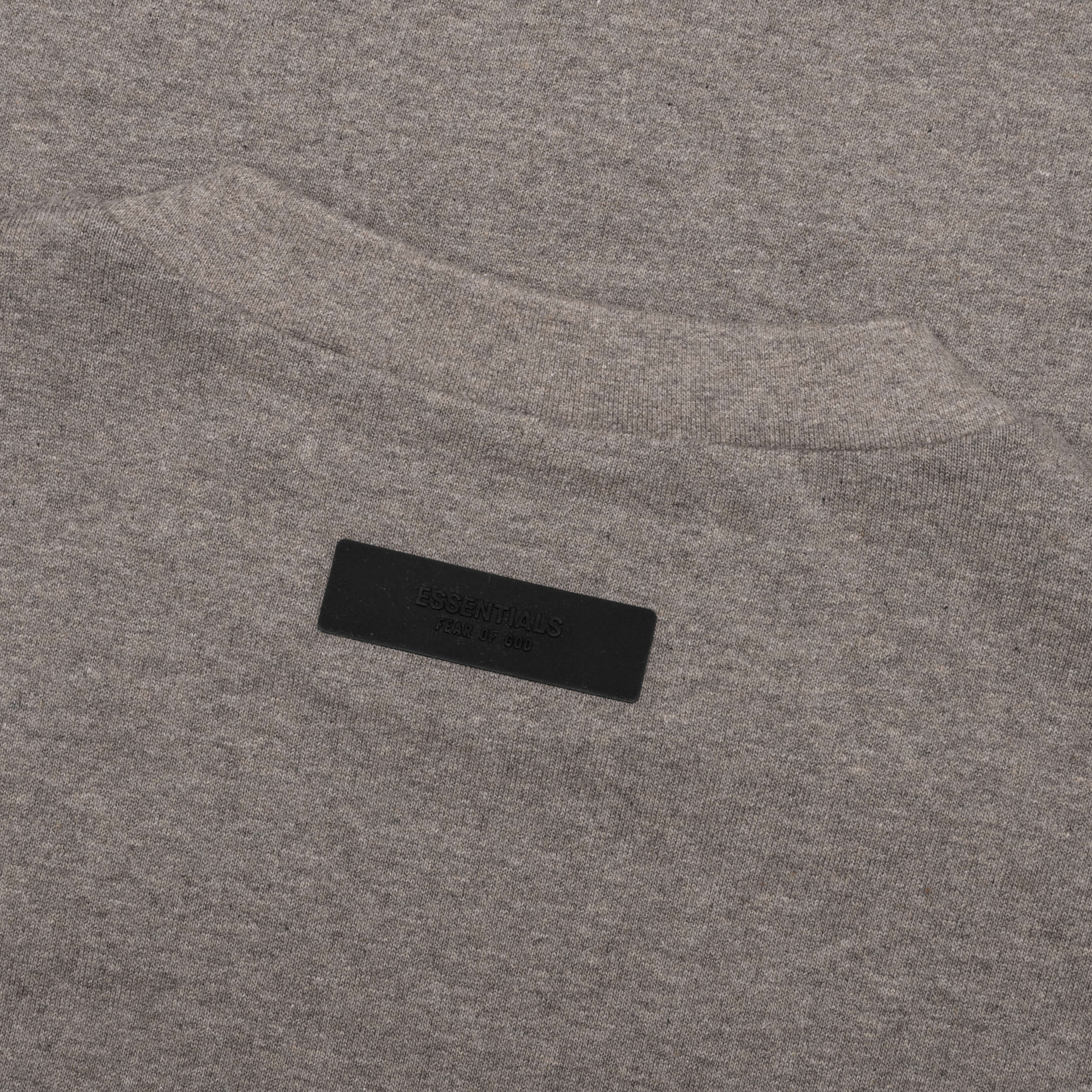 Heavy Long Sleeve Tee - Heather Grey - Image 4