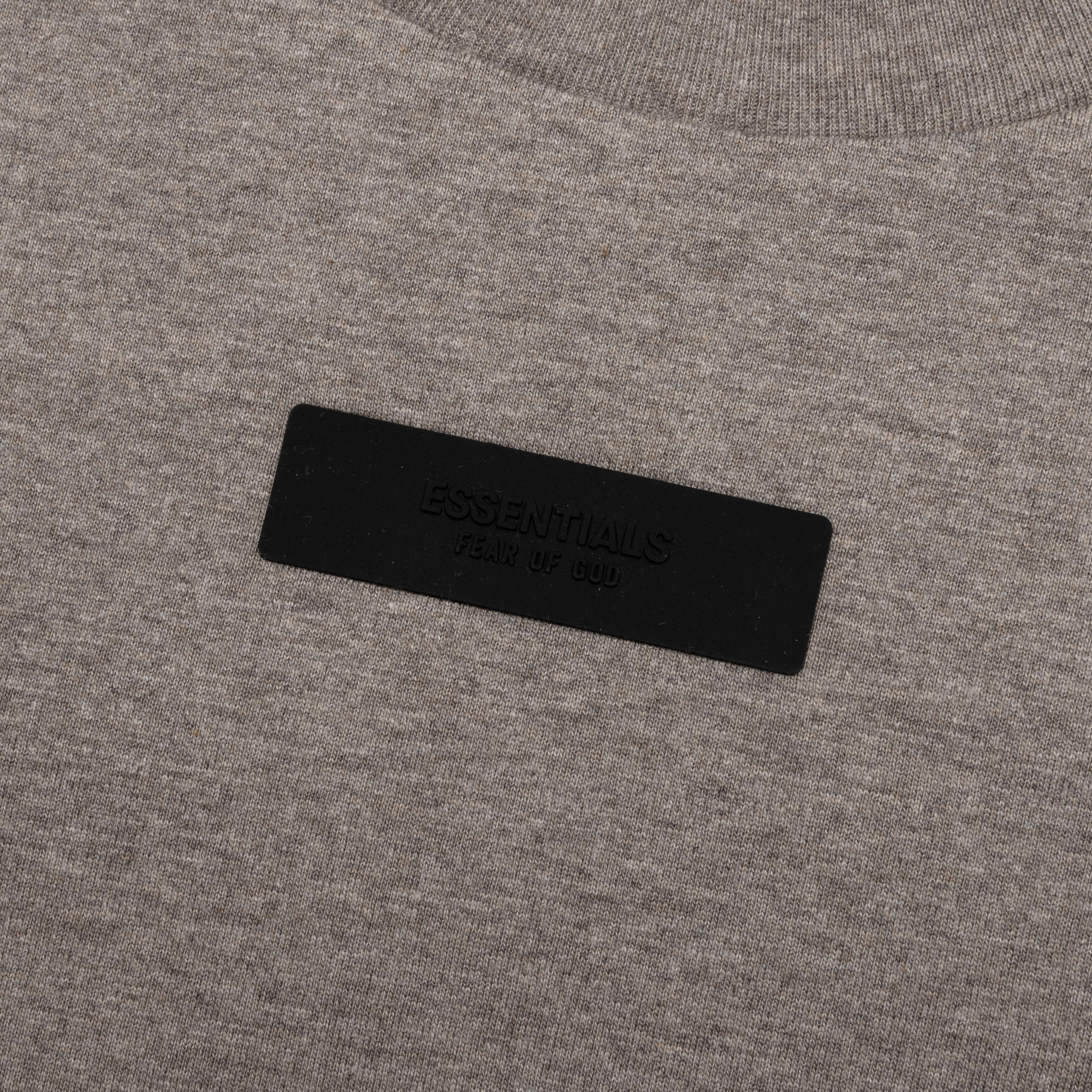 Essentials L/S Tee - Heather Grey - Image 4