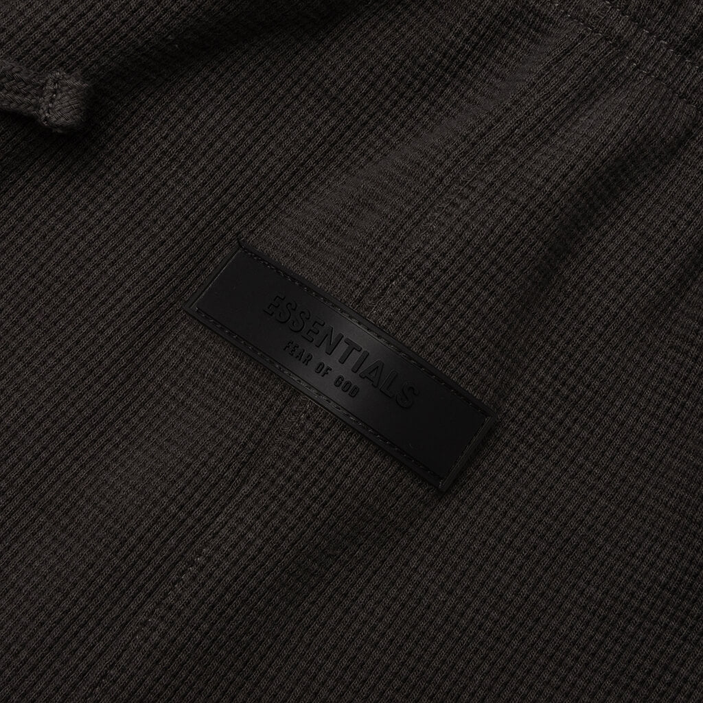 Relaxed Waffle Sweatpant - Off Black - Image 3