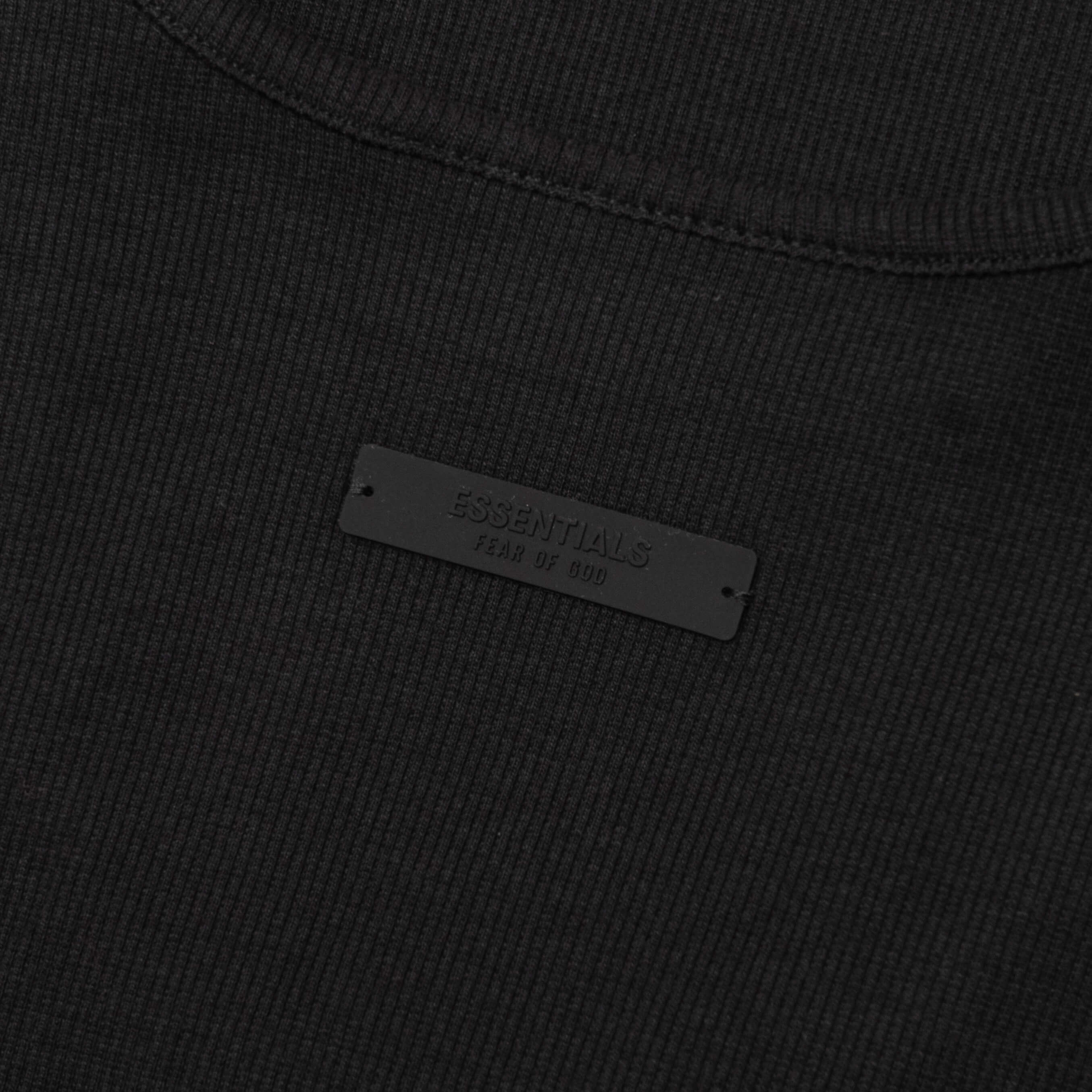 Ribbed Tank - Black - Image 4