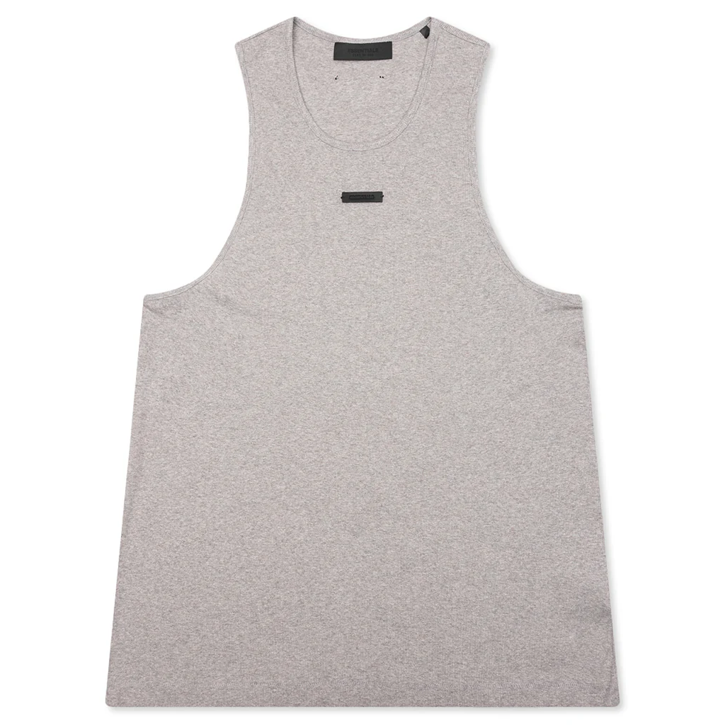Ribbed Tank - Dark Heather