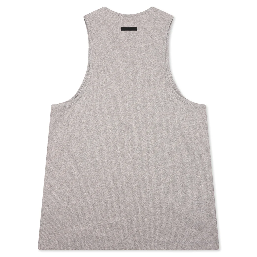 Ribbed Tank - Dark Heather - Image 2