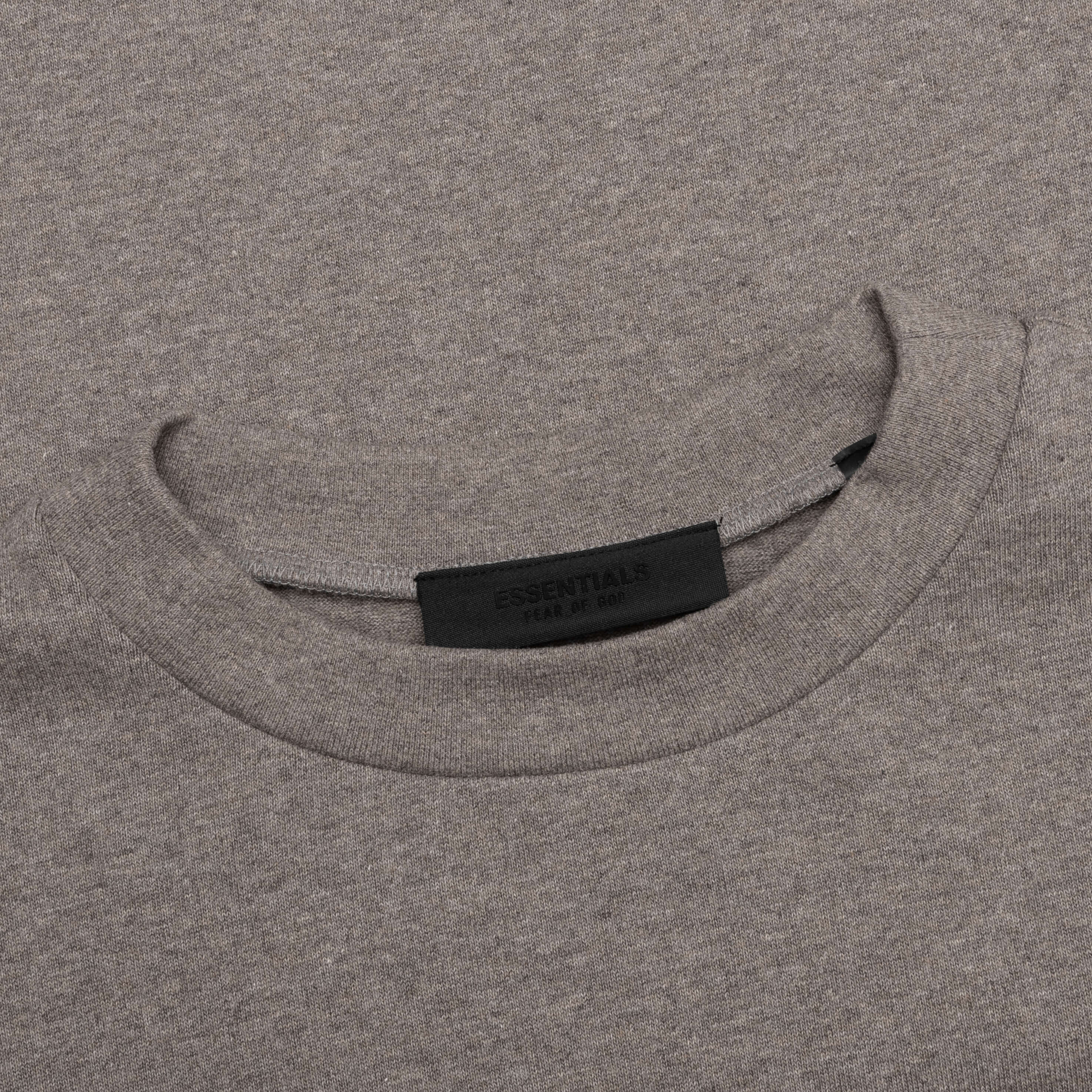 Essentials Heavy S/S Tee - Heather Grey - Image 3