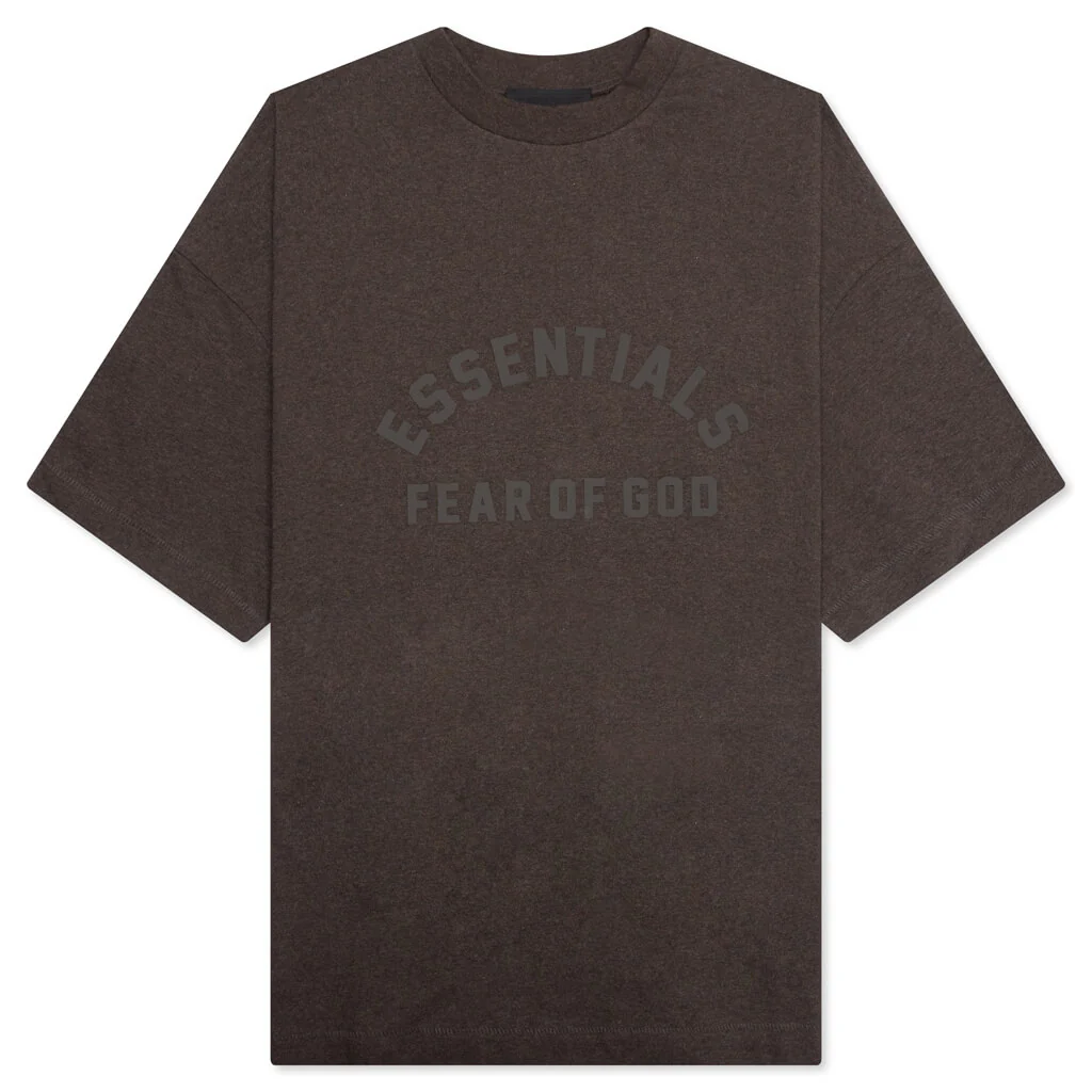 Essentials Heavy S/S Tee - Heather Wood