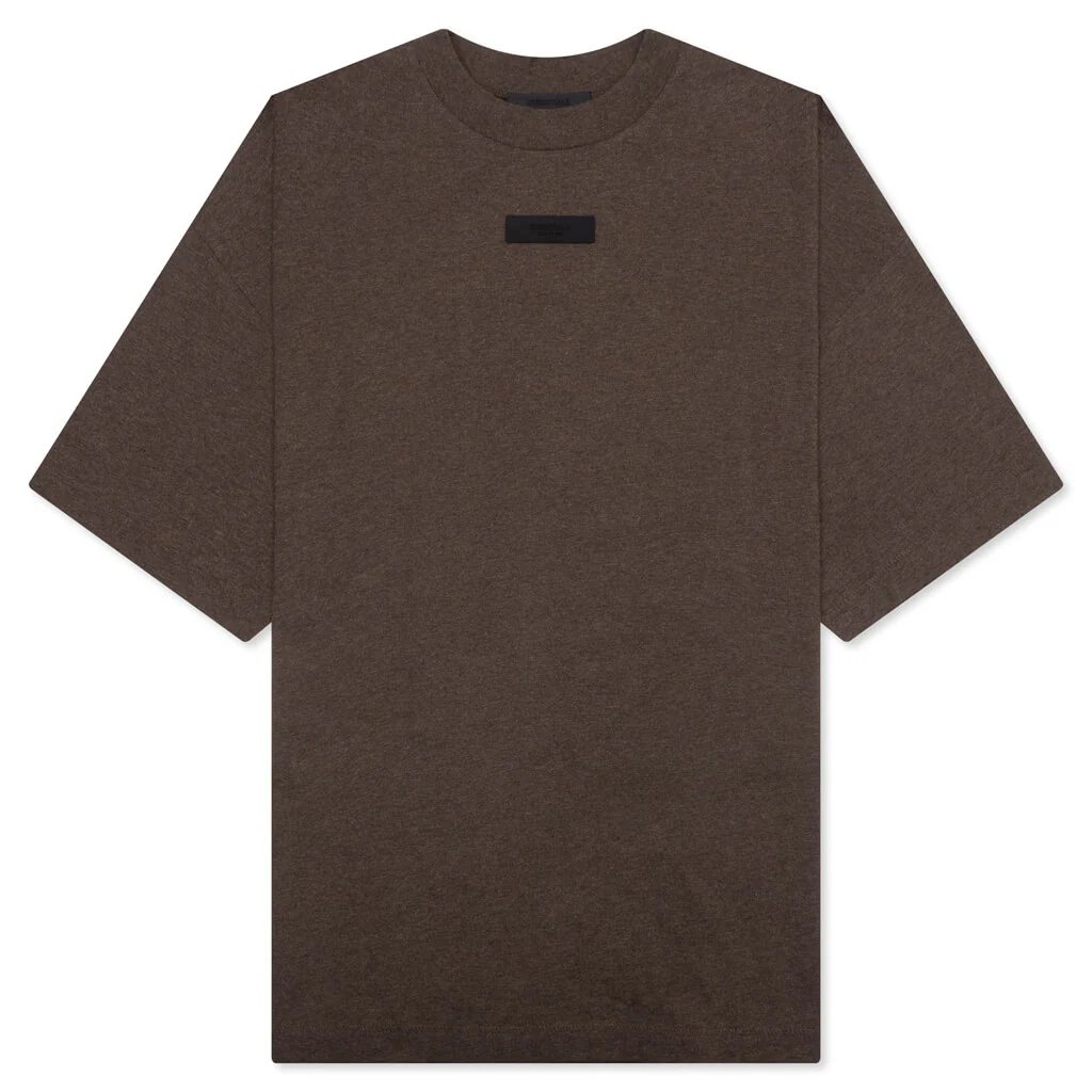 Essentials S/S Tee - Heather Wood