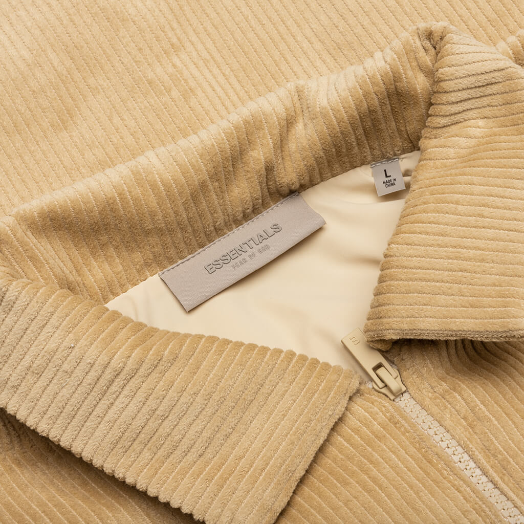 Corduroy Shirt Jacket - Sand - Image 3