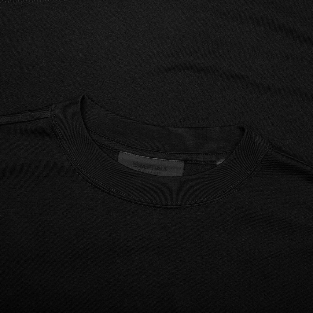 Essentials Tee - Black - Image 3