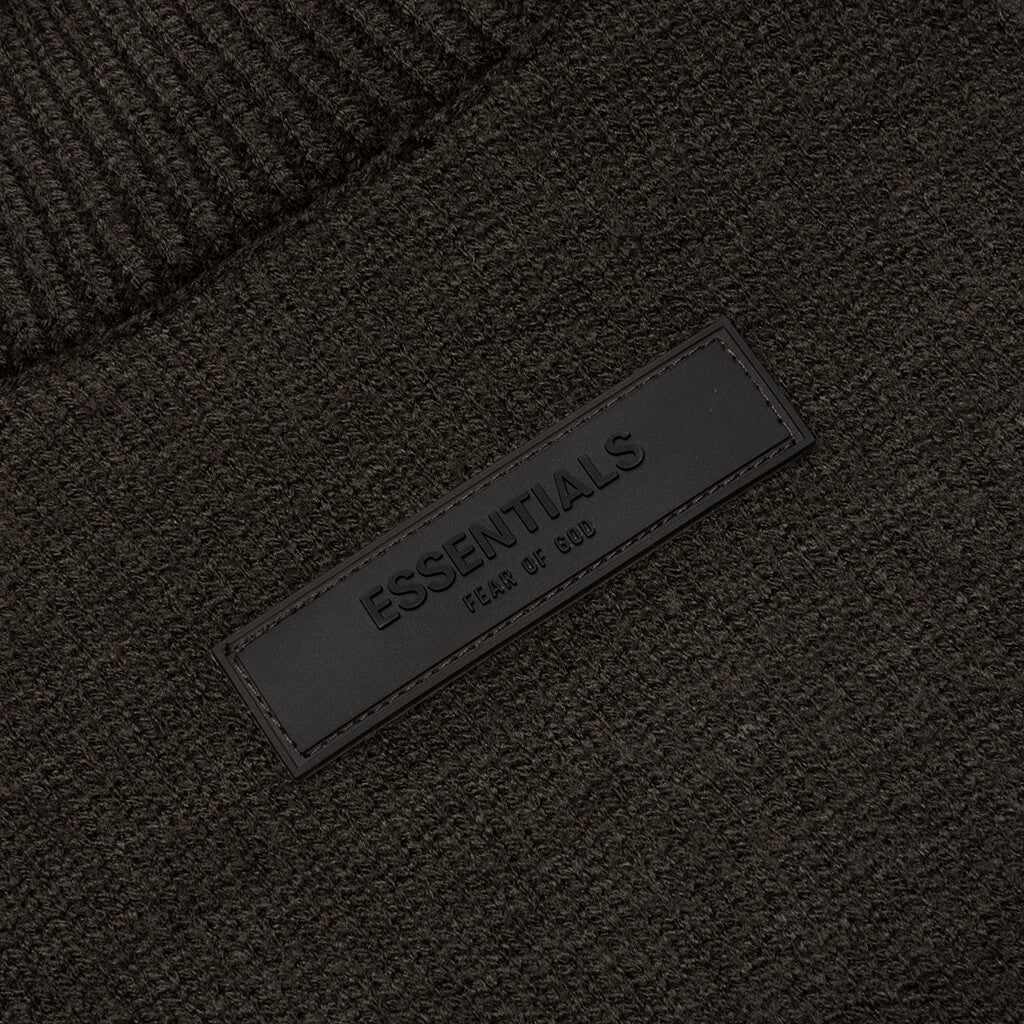 Knit Turtleneck - Off Black - Image 4