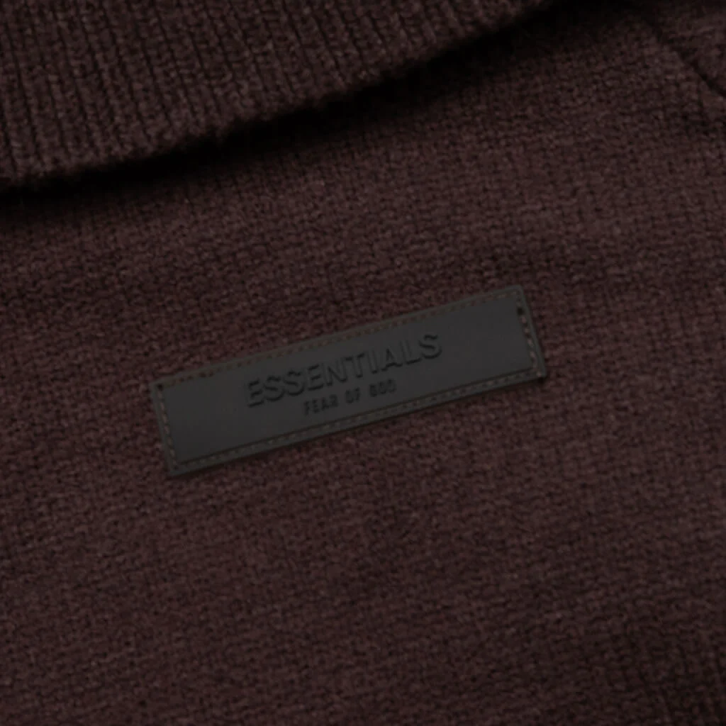 Knit Turtleneck - Plum - Image 5