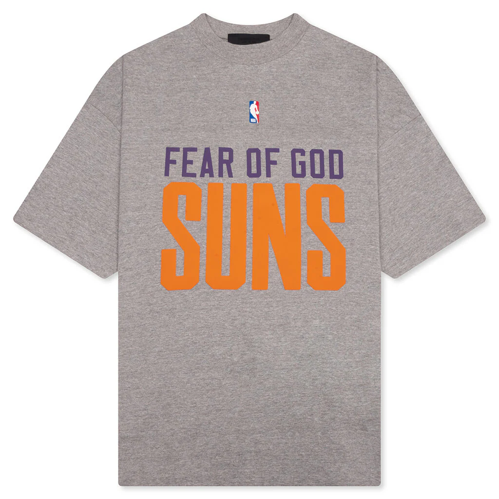 Fear of God Essentials x NBA Suns 90s Tee - Dark Heather