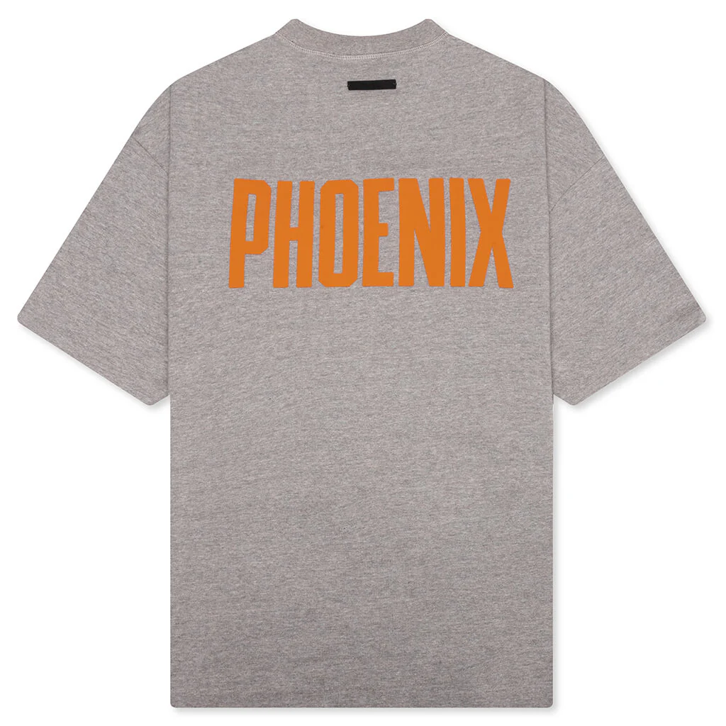 Fear of God Essentials x NBA Suns 90s Tee - Dark Heather - Image 2