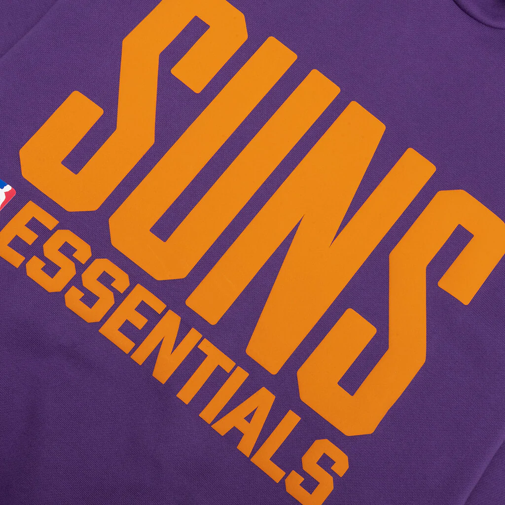 Fear of God Essentials x NBA Suns Sport Hoodie - Purple Reign - Image 3