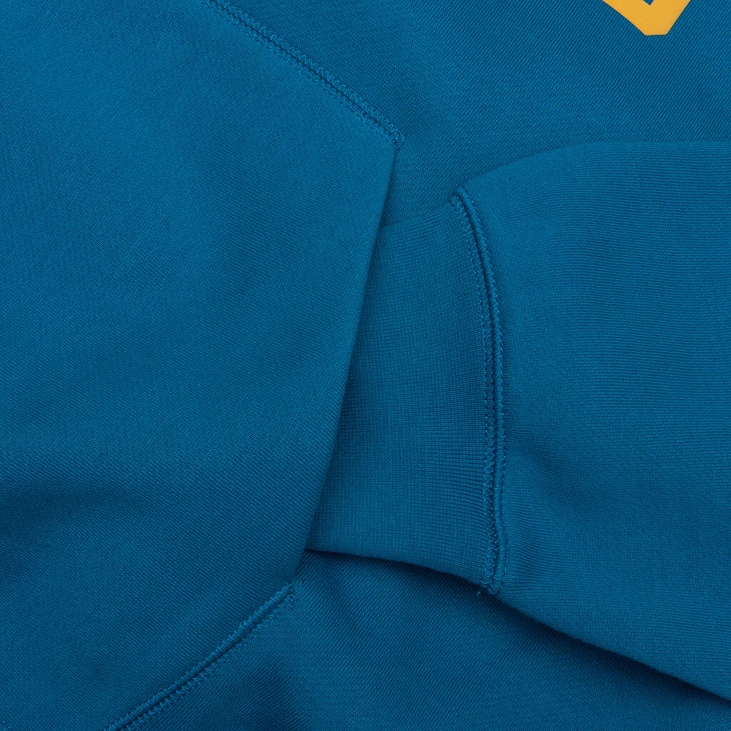 Fear of God Essentials x NBA Warriors Sport Crewneck - Blue Sapphire - Image 4