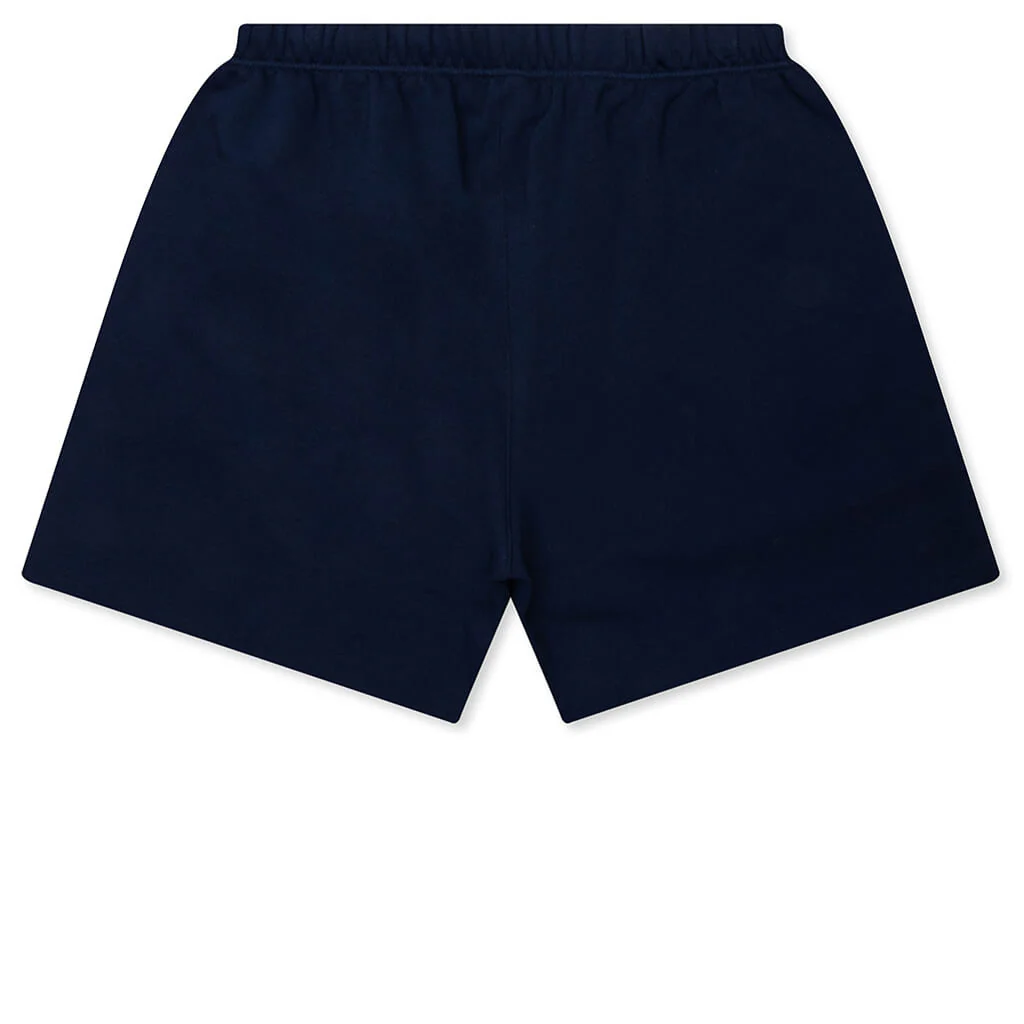 Fear of God Essentials x MLB Yankees Classic Sweatshort - Midnight Navy - Image 2
