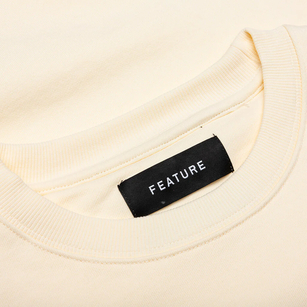 Academy Crewneck - Cannoli Cream/Gold Flame - Image 3