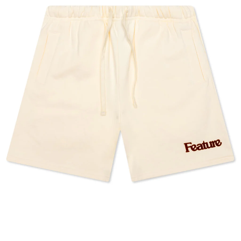 Academy Short - Cannoli Cream/Gold Flame