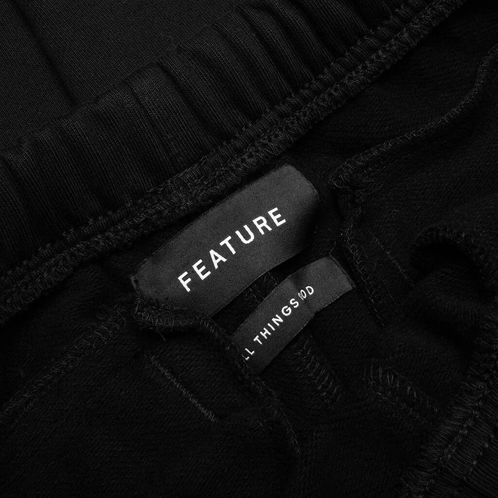 Academy Sweatpant - Black/White - Image 7