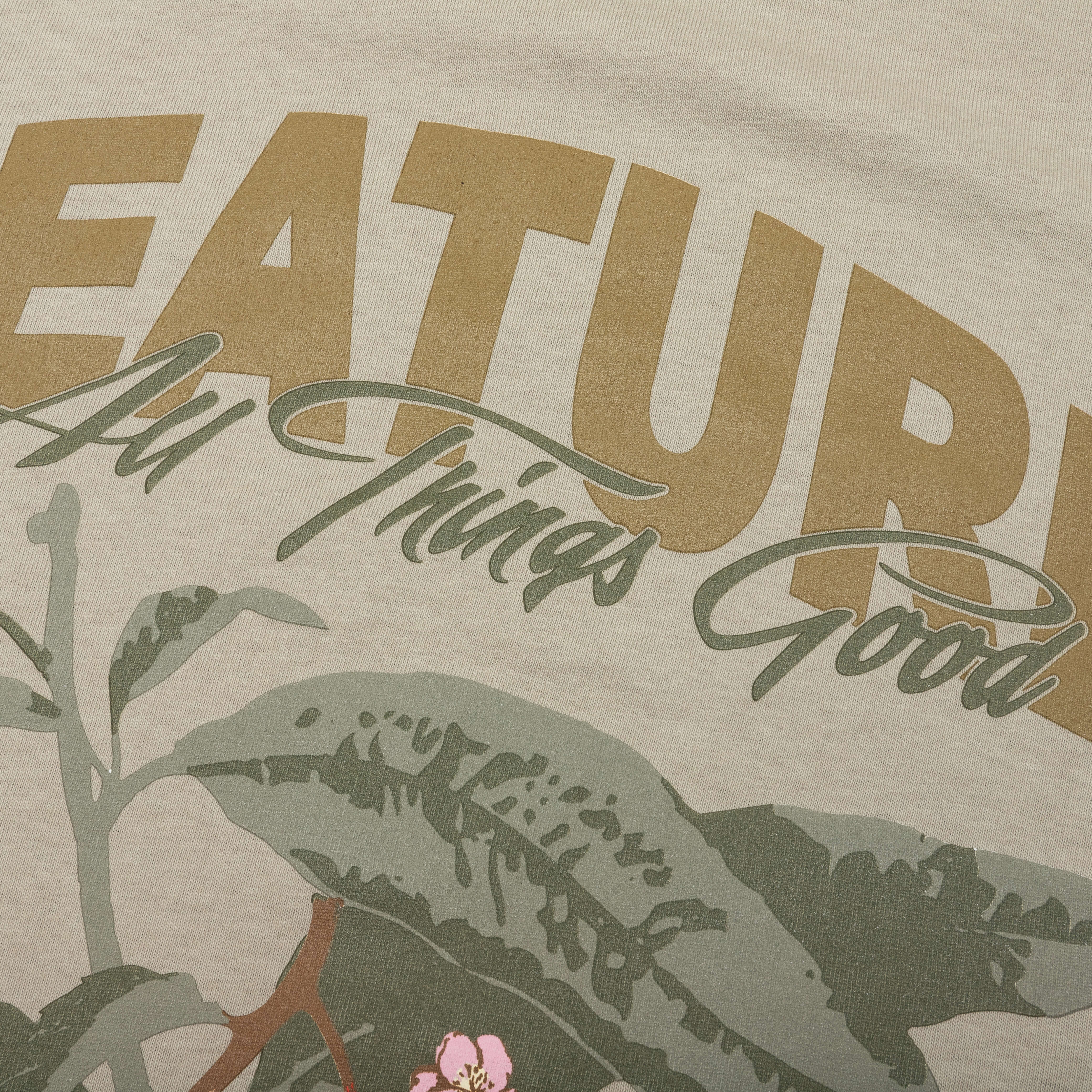 Apple Blossom Tee - Oil Green - Image 4