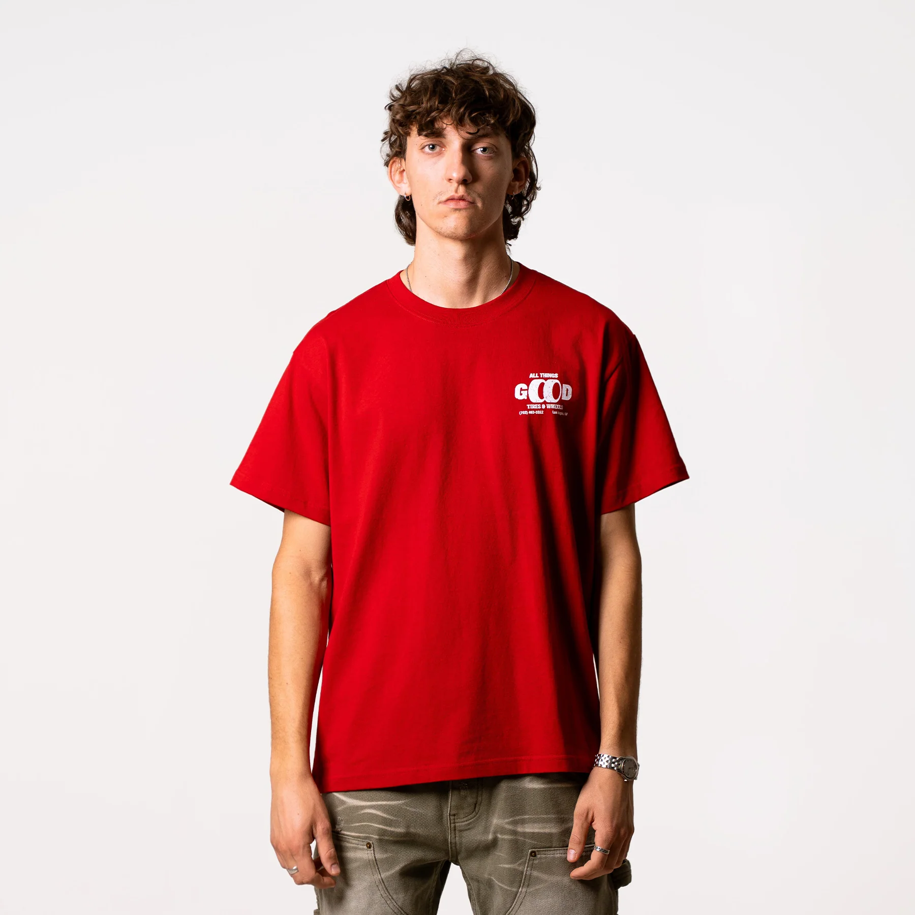 ATG Tires Tee - White - Image 4