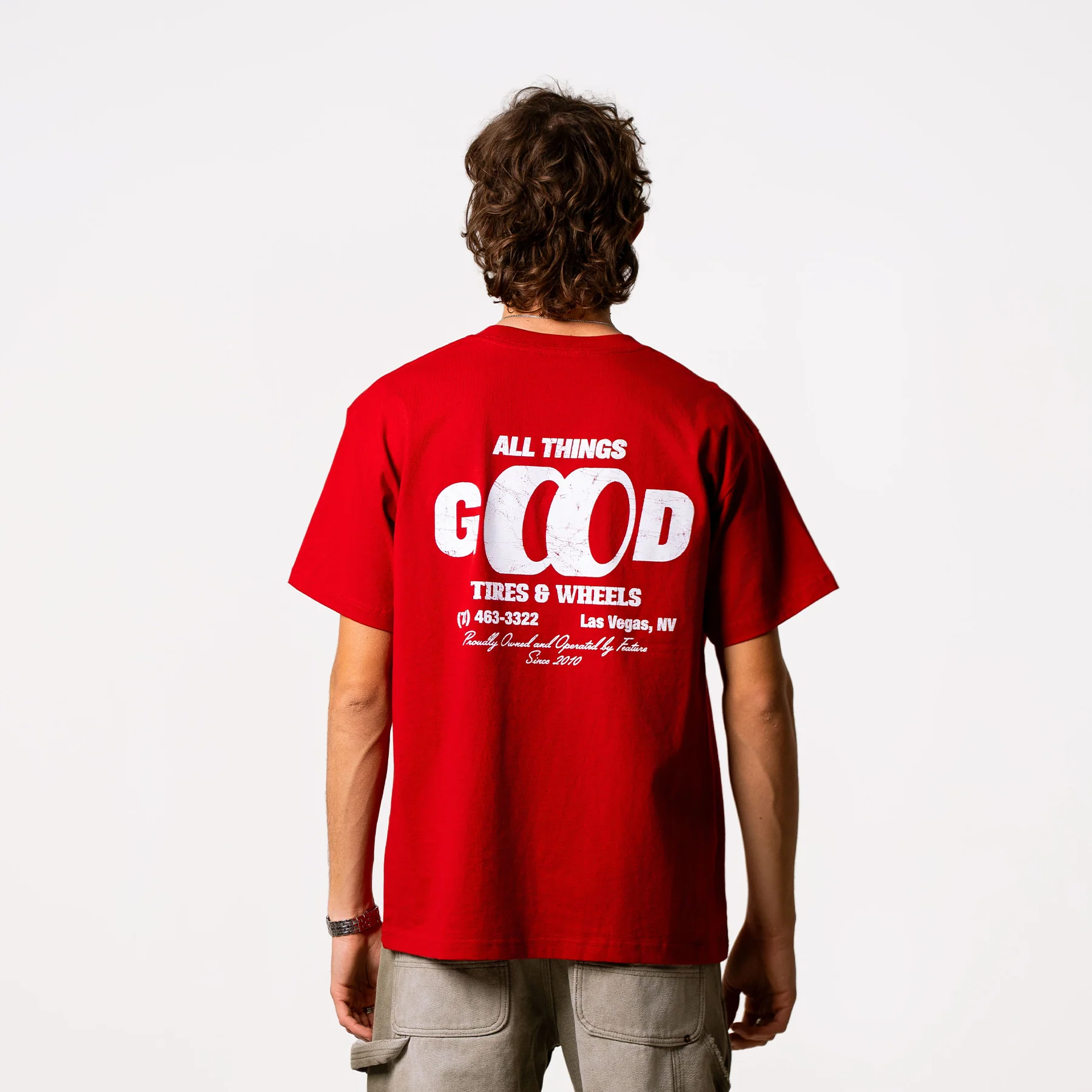 ATG Tires Tee - White - Image 5