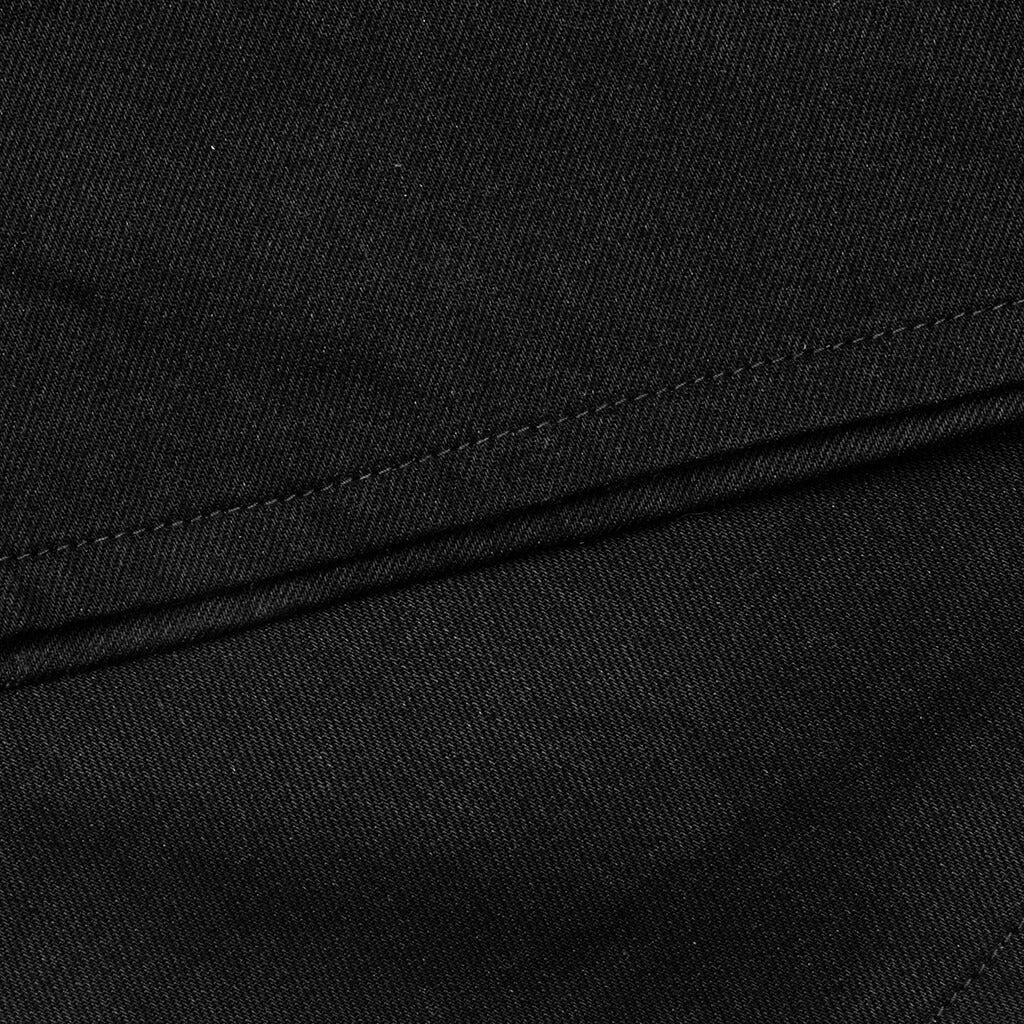 Berry Wide Denim Short - Jet Black - Image 4