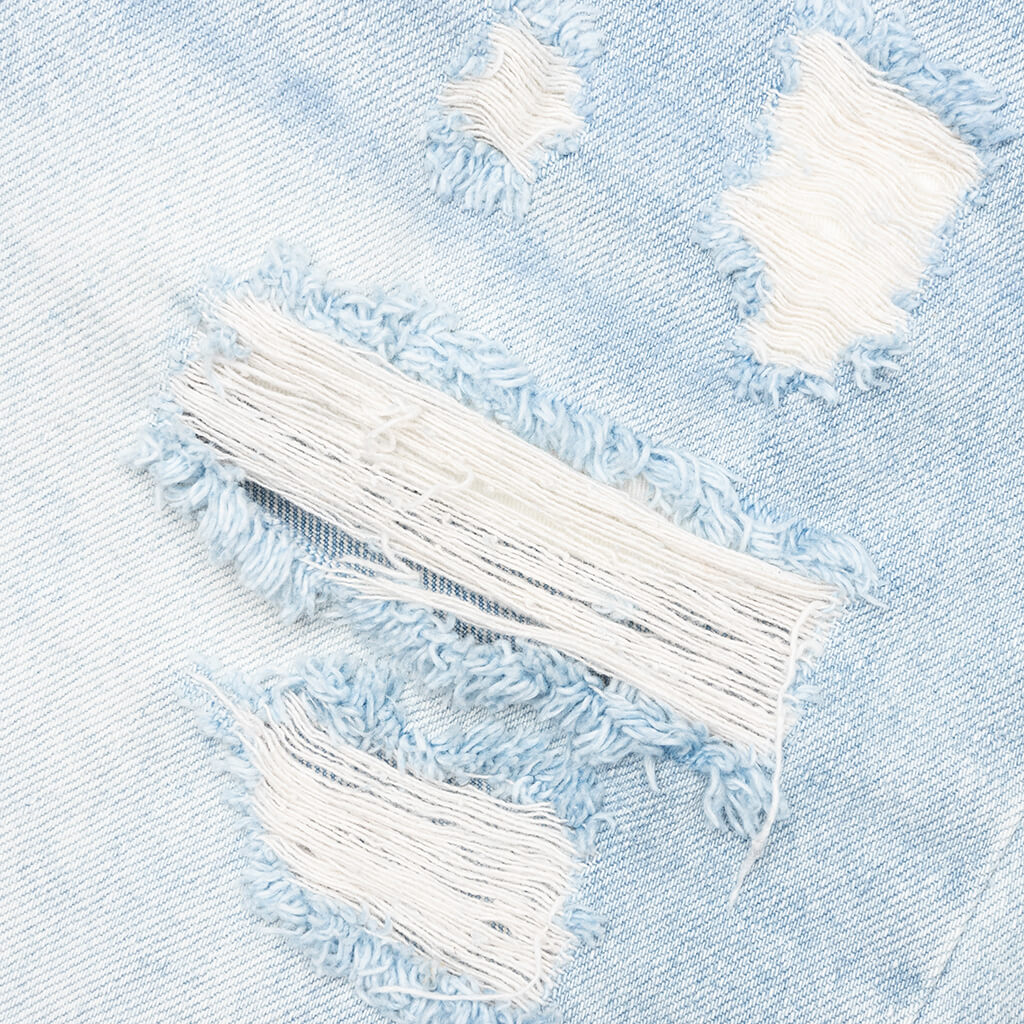 Berry Wide Denim Short - Vintage Light Blue - Image 6