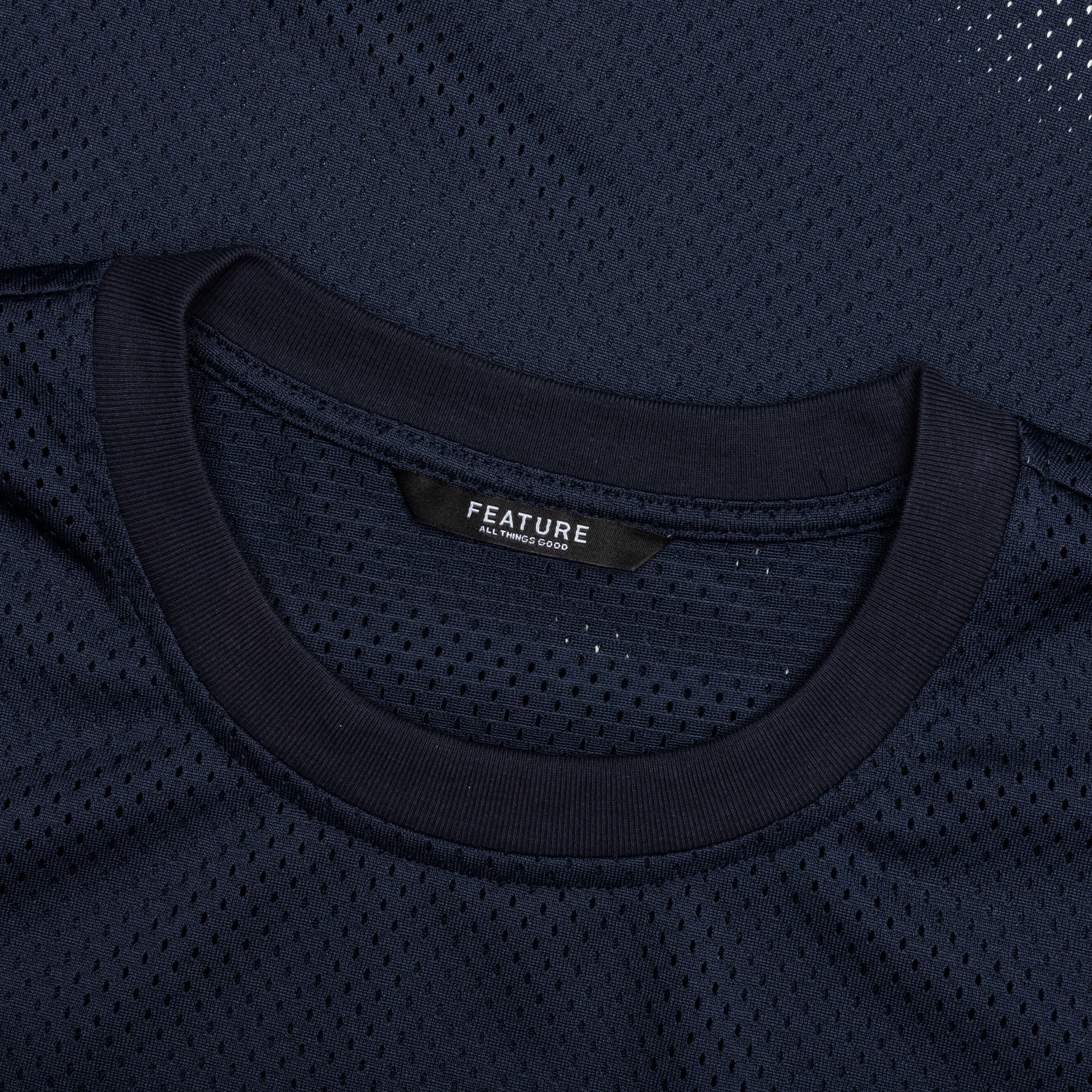 Boyer Mesh Tee - Navy - Image 3