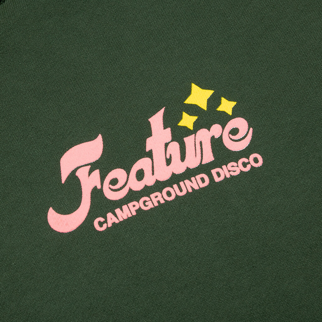 Campground Hoodie - Dark Green - Image 3