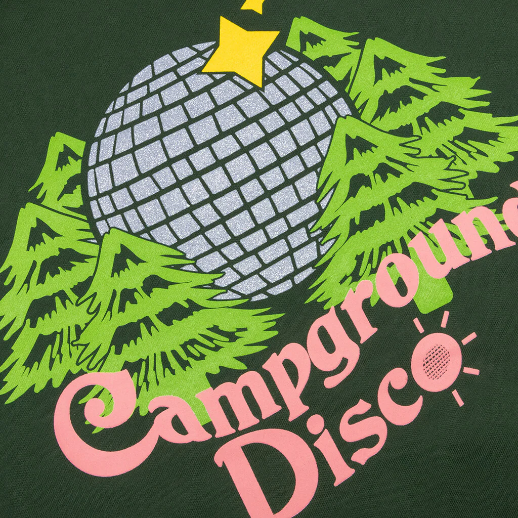 Campground Hoodie - Dark Green - Image 4
