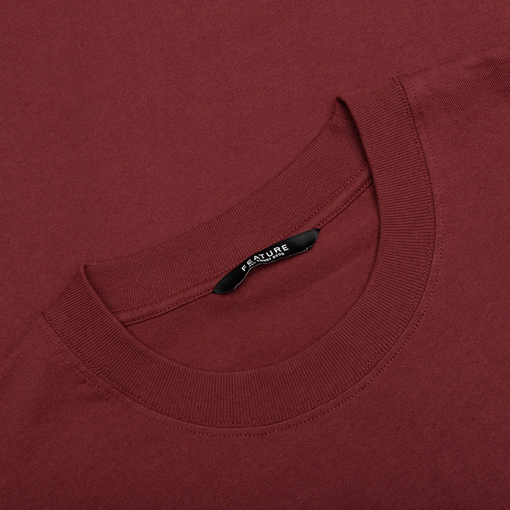 Feature x Wynn Carousel Tee - Oxblood - Image 3