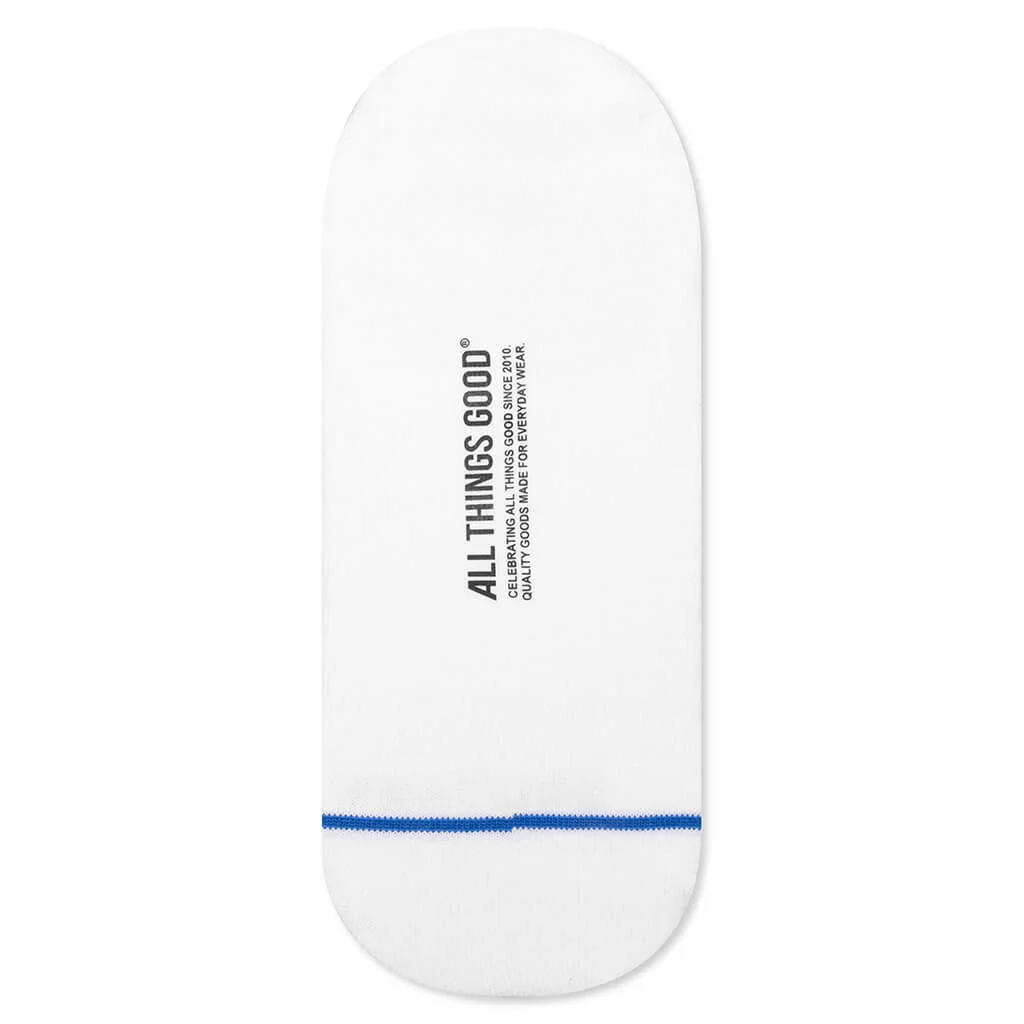 Classic No Show Sock - White - Image 2