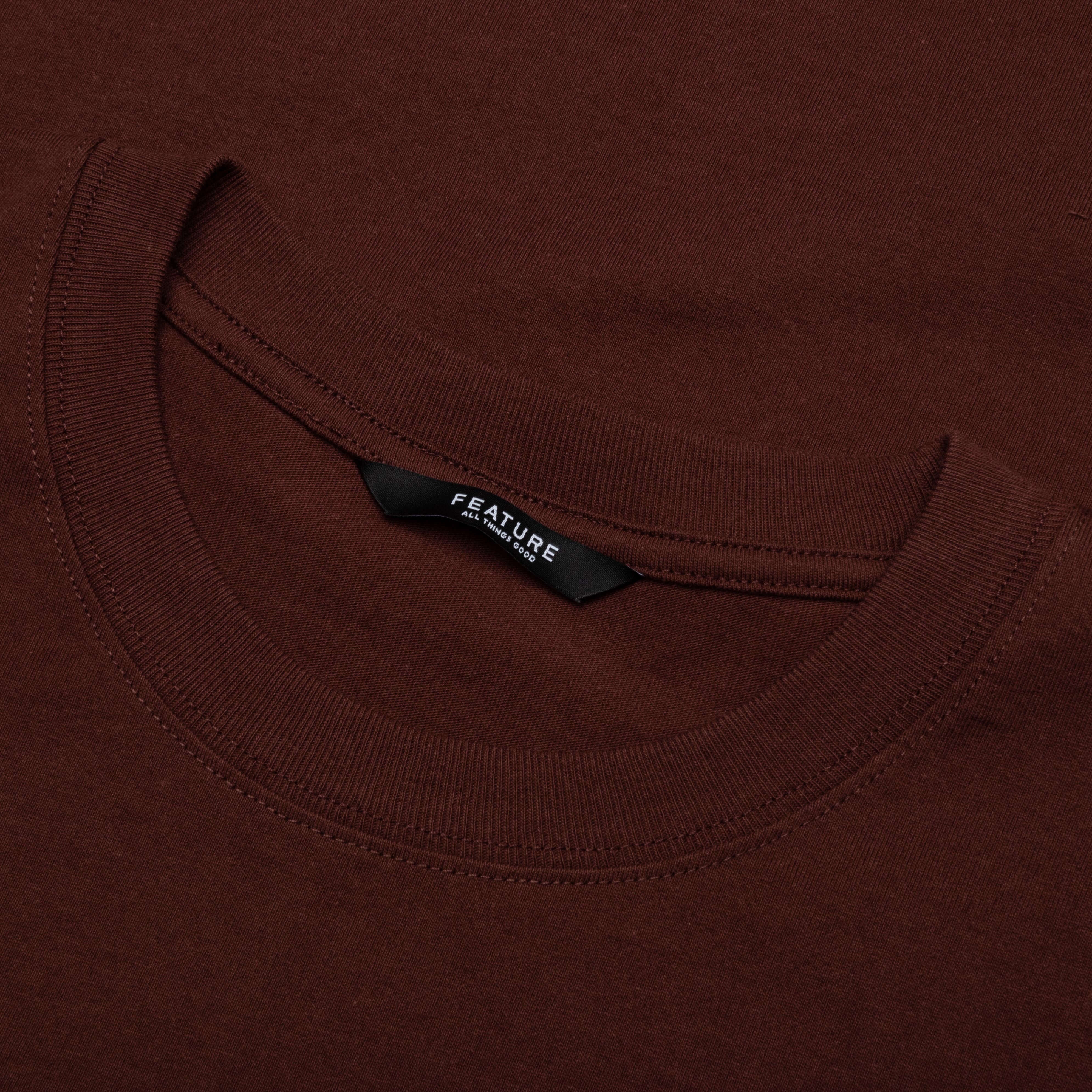 Collegiate Arch Tee - Bitter Chocolate - Image 3