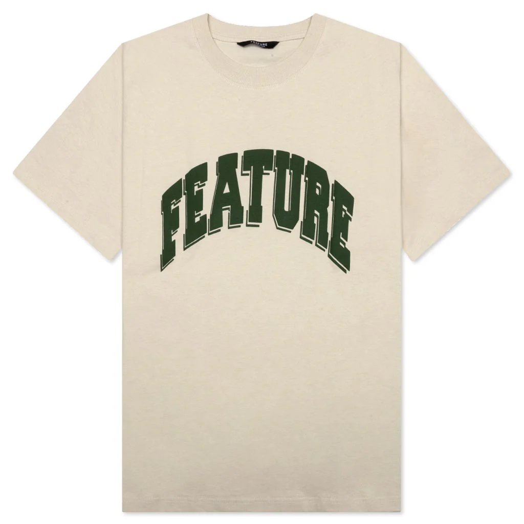 Collegiate Arch Tee - Oatmeal
