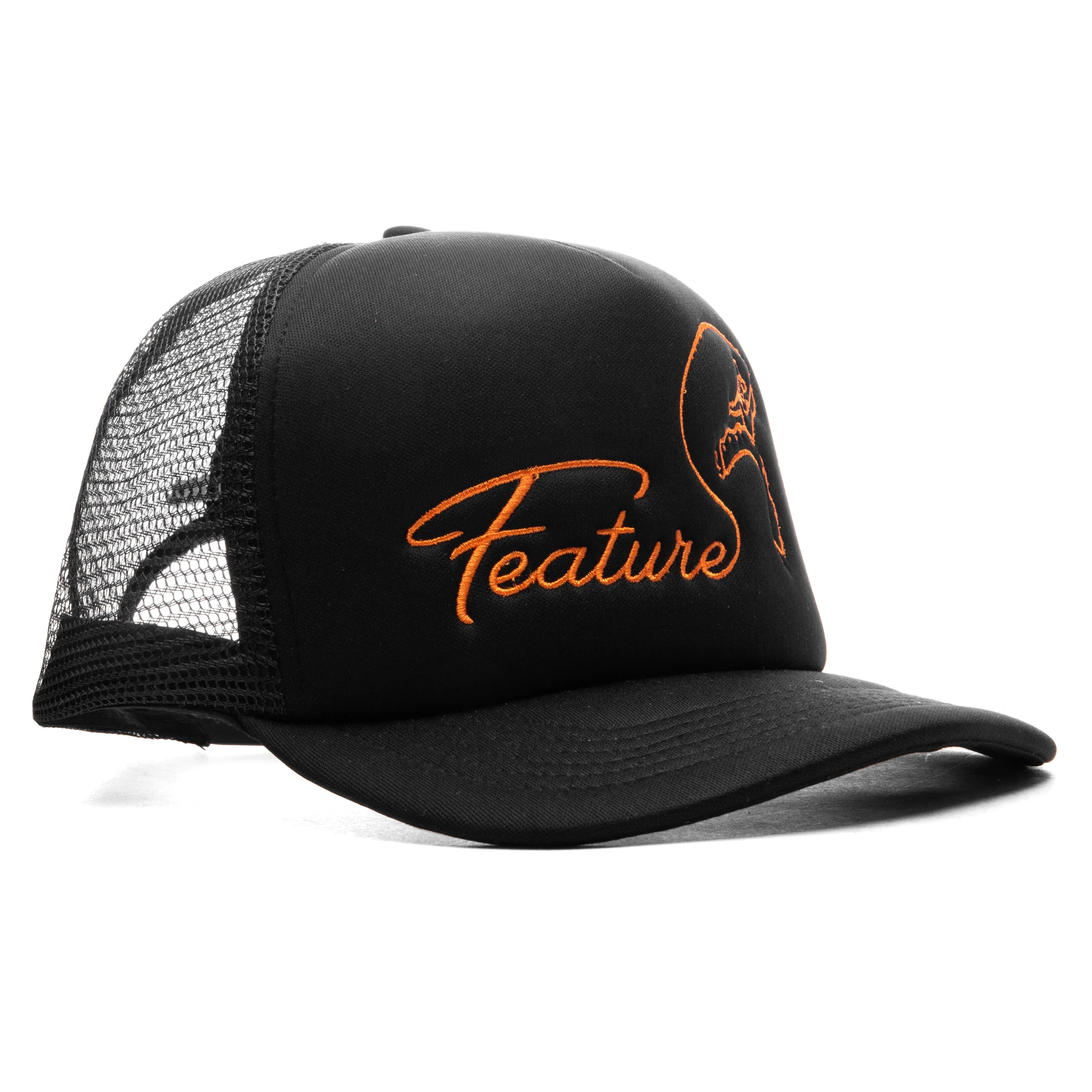 Cowboy Trucker - Black/Orange - Image 3