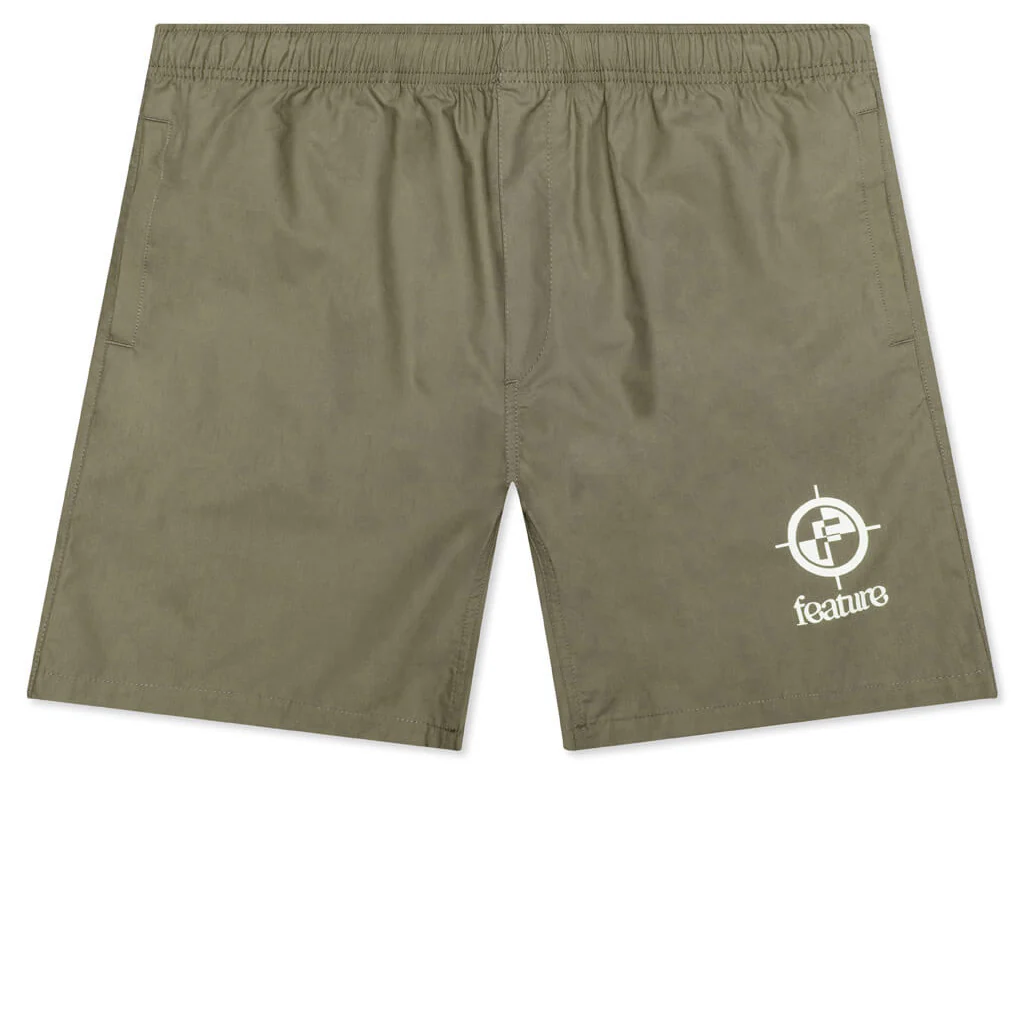 Crosshair Short - Washed Olive