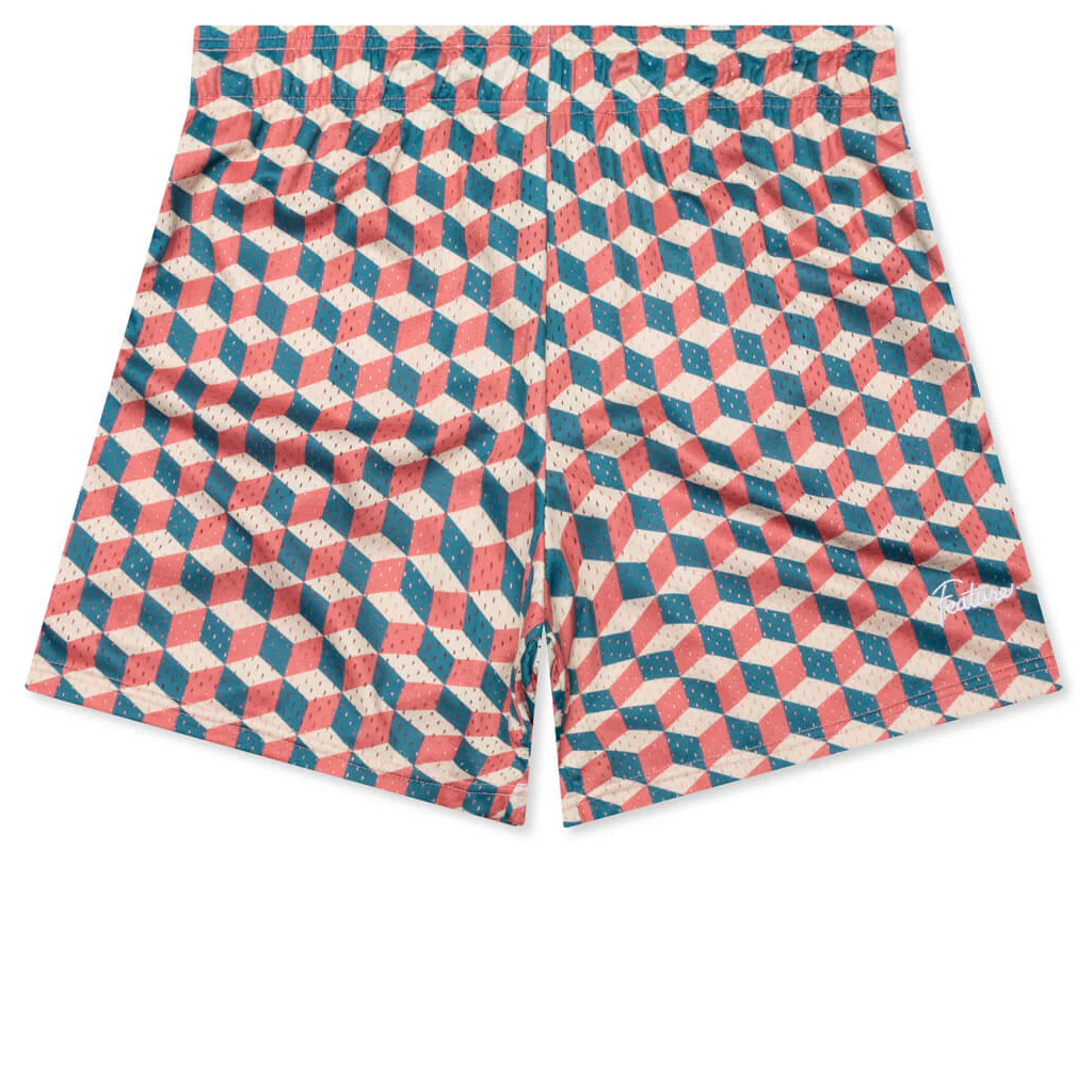 Cubert West Mesh Shorts - Coral