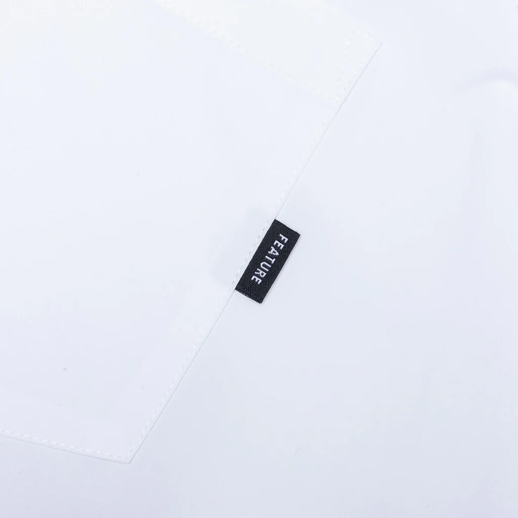 Dali Oversized Button Down Shirt - White - Image 3