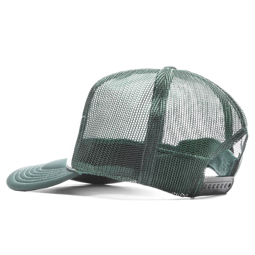 Draft Trucker Hat - Dark Green/White - Image 4