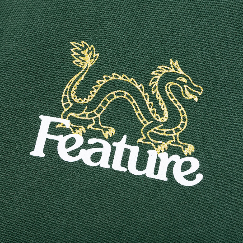 Dragon Sweatpants - Dark Green - Image 3