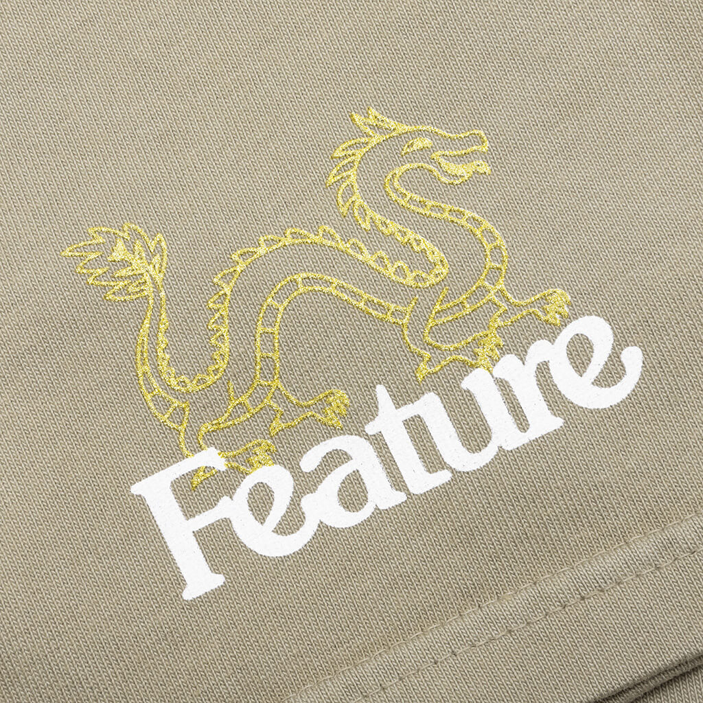 Dragon Sweatshort - Oil Green - Image 3