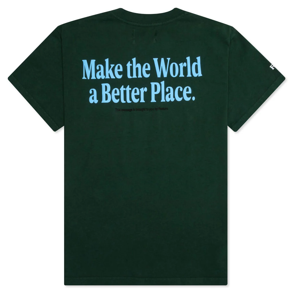 Every Day Tee - Dark Green - Image 2