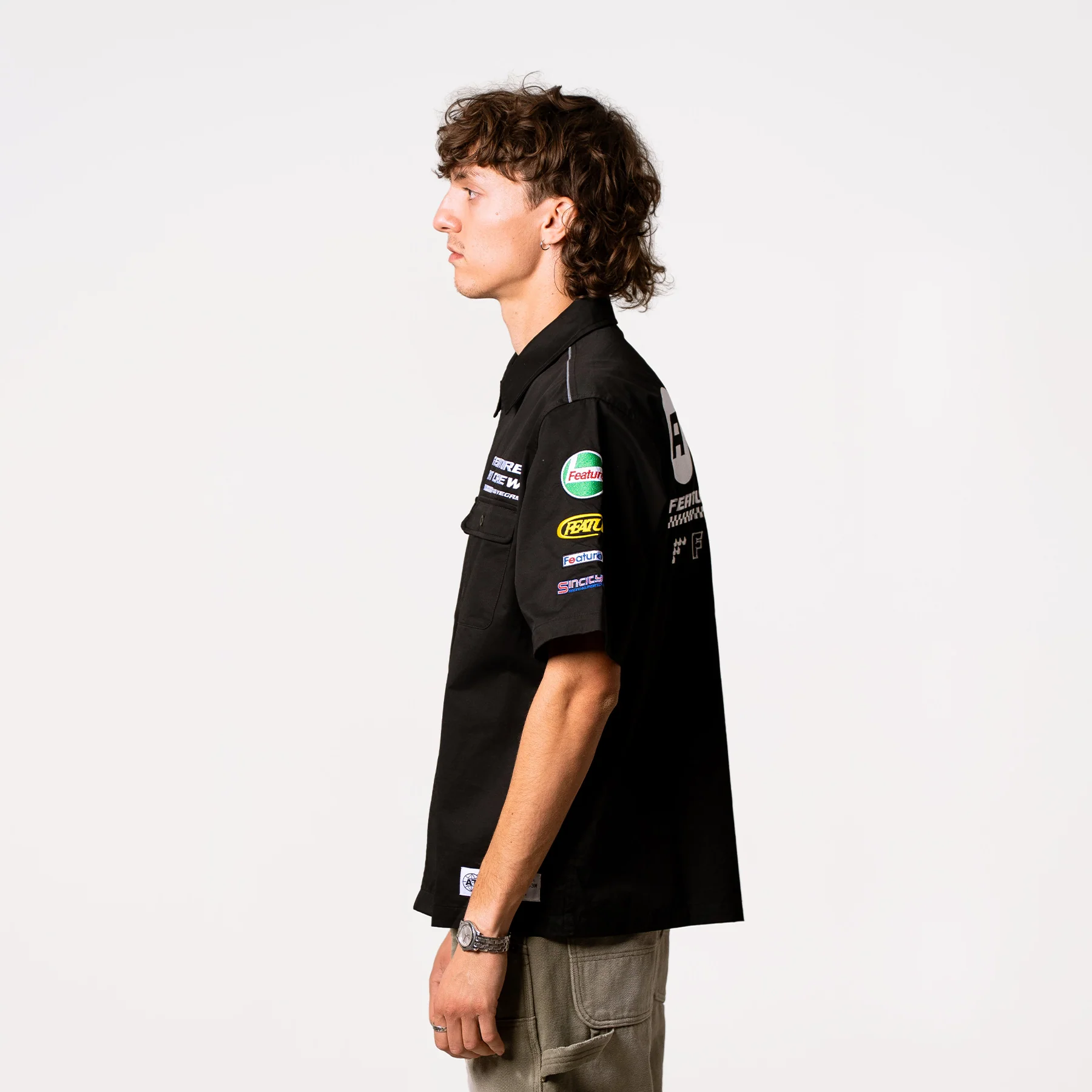 Max Work Shirt - Black - Image 8