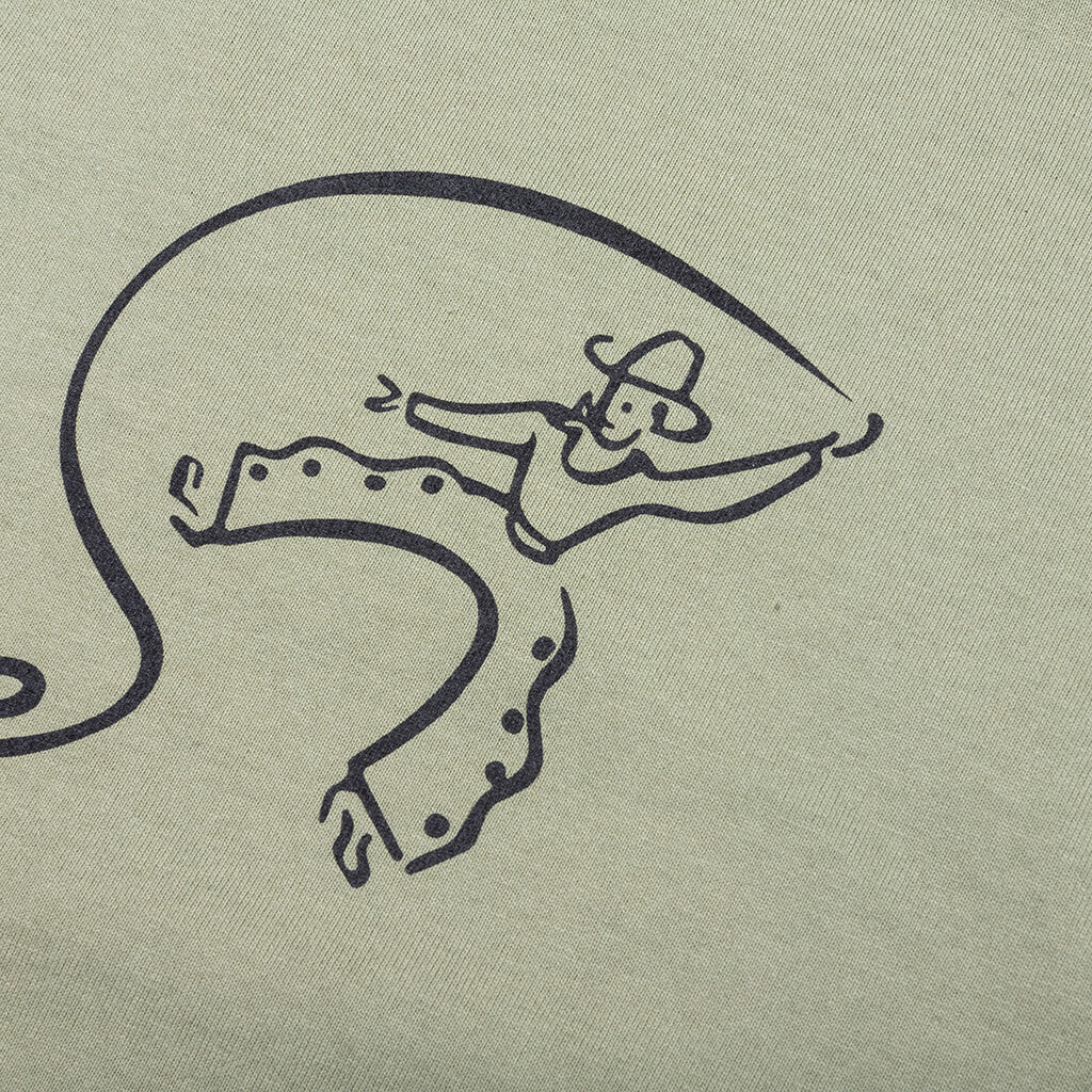 Cowboy Tee - Oil Green - Image 3