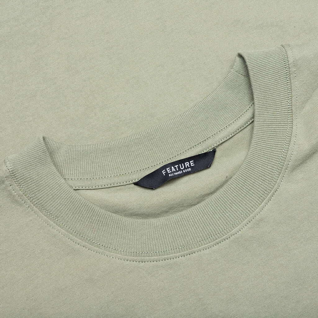 Cowboy Tee - Oil Green - Image 5