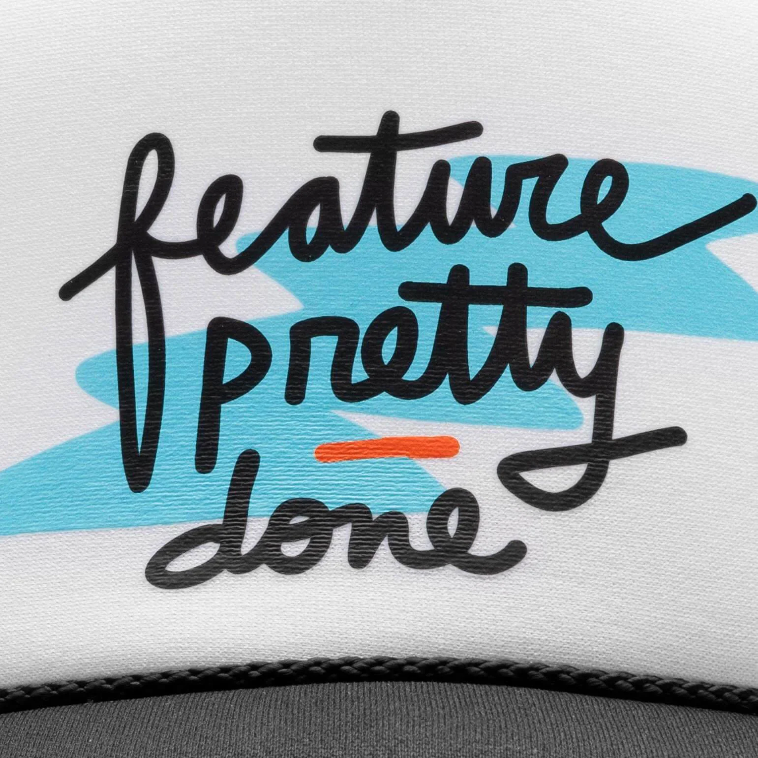 Feature x Pretty Done Lightning Trucker - Black/White - Image 2