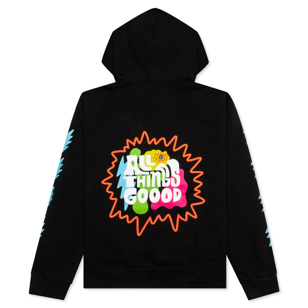 Feature x Pretty Done Splash Hoodie - Black - Image 2
