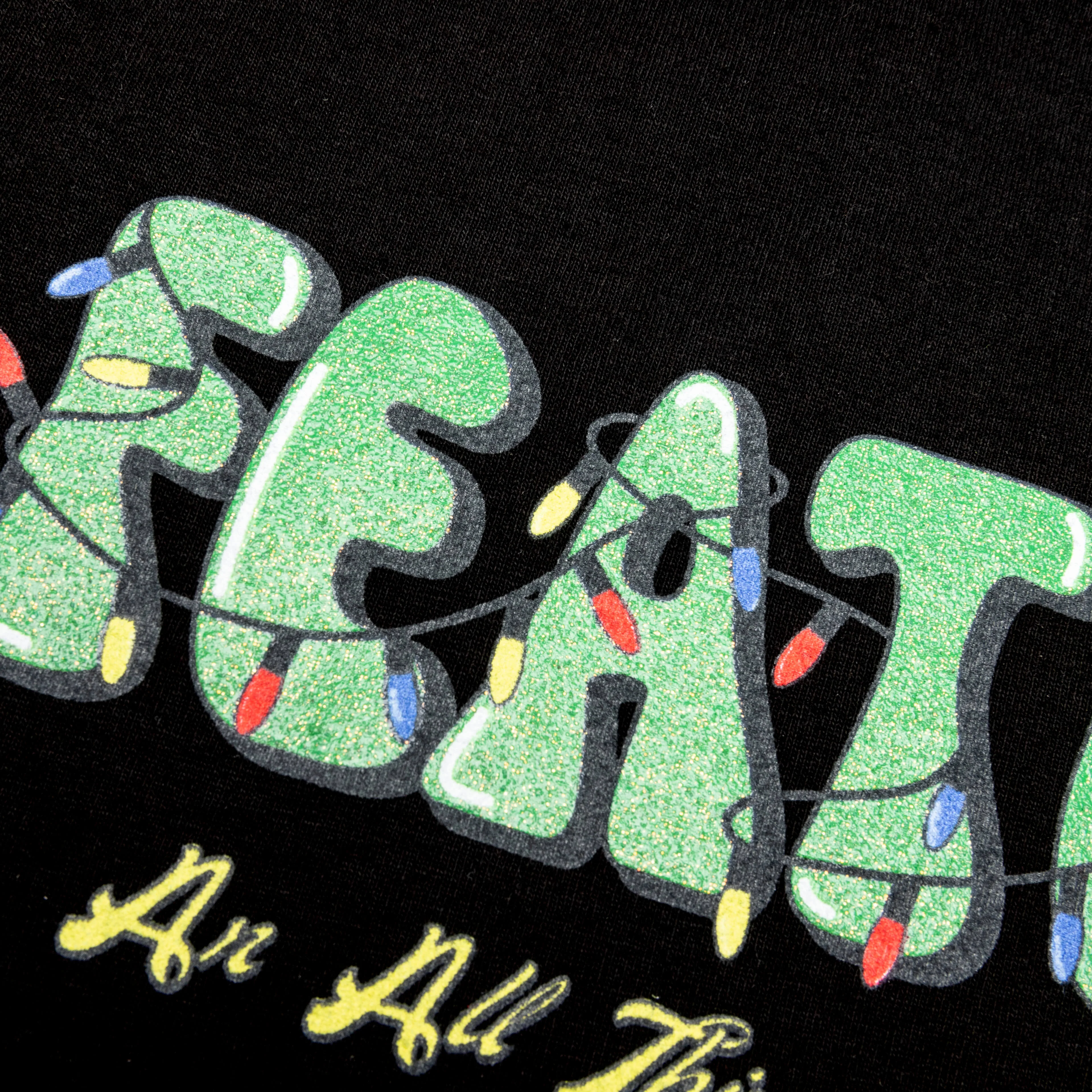 Festive Lights Tee - Black - Image 5