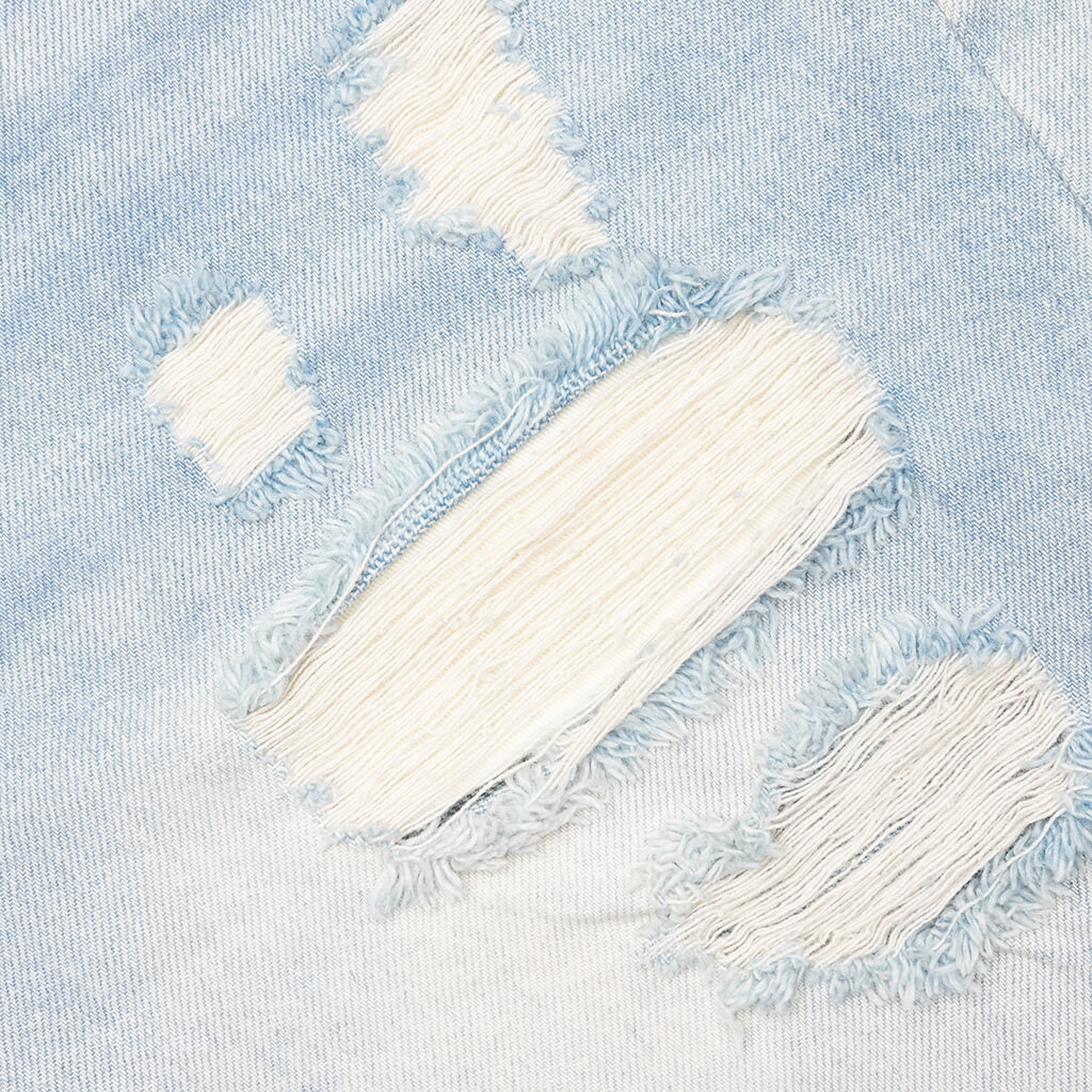 Ian Slim Denim Short - Vintage Light Blue - Image 7