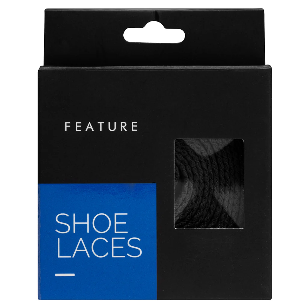 Flat Shoe Laces - Black - Image 2